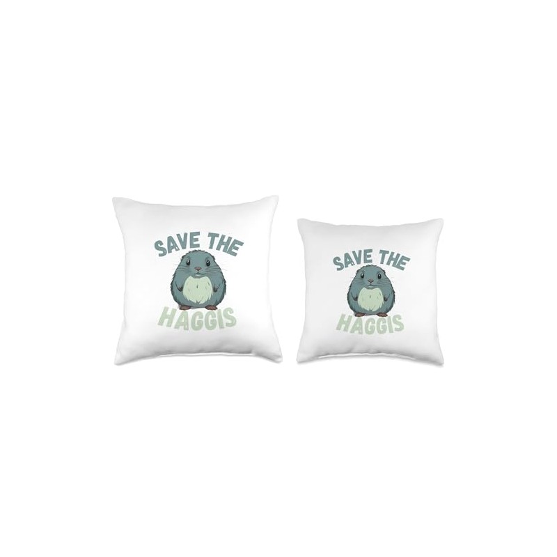 Save the haggis Scottish humour 3 Throw Pillow