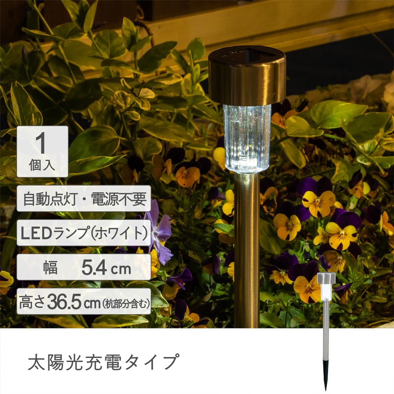 Takeda Corporation SLH-79 Stainless Steel Solar Light