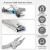 NORCHAN Heavy Duty Toenail Clipper Set for Seniors with Case
