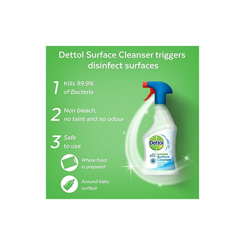 Reckitt Benckiser Dettol Anti Bacterial Surface Cleanser 500 ml