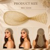 Gold Headpiece, 90cm Chainmail Sequin Bandana Hair Accessory