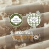 Sedefen Boho Bed Linen 135 x 200 cm Khaki Tufted