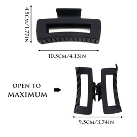 Kavya Hair Claw Large Thick Hair Clips Large Non-Slip Hair Clip Rectangular Hair Clips Women 11 cm Hair Clip Hair Accessories