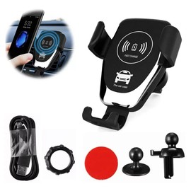 Unbranded Soporte Cargador de Auto fast Inalambrico para telefonos Celulares, Universal
