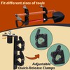TOPOWN Dual Tool Hooks Rack Mount for Polaris Ranger &