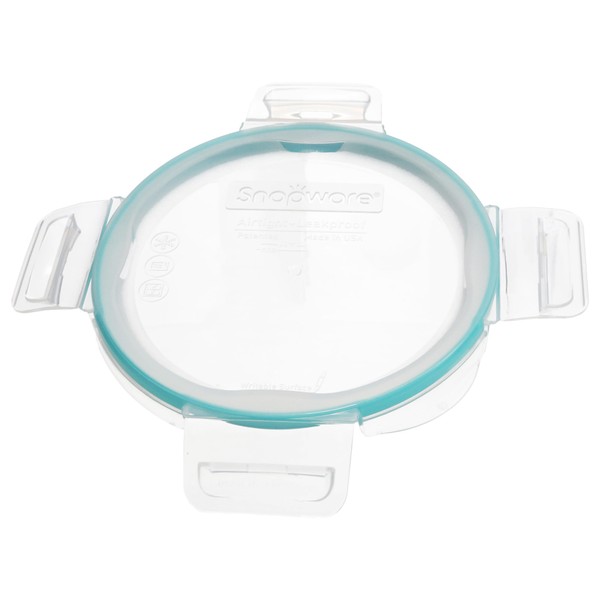 Snapware 7201R 4-Cup Clear Total Solutions Lid with Teal Gasket