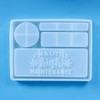 ZORESCOLEO Silicone Pallet Resin Mold Rolling Pallet Mold Storage Box