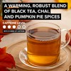TAZO Pumpkin Spice Chai Tea Bags, Black Tea, Holiday Gift