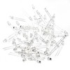 Chanzon 100 pcs 3mm White LED Diode Lights (Clear Round
