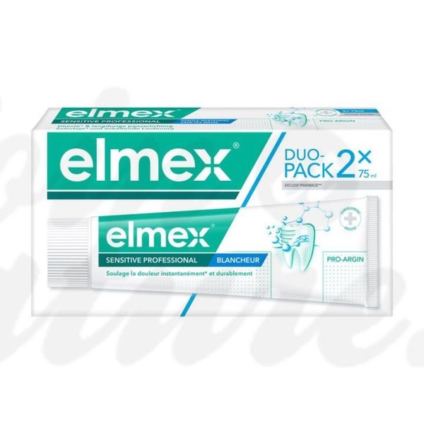 Elmex Sensitive Professional Blancheur 75 ml, Lot de 2 x 75 ml