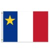 30×45 CM Acadia Flag,12×18 inch Small 100D Acadian Outdoor Banner,Tiny