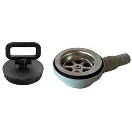 Sink Waste Notebook in PVC and Stainless Steel Type 90 Degree