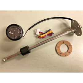 WEMA KUS FUEL TANK GAUGE METER SENDER 17" STAINLESS WEMA KUS CPFR-BB BLACK GAS 17 INCH