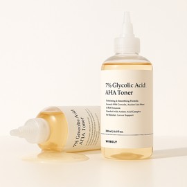 AHA Toner 7% Glycolic Acid AHA Centella Asiatica Acne Dry Combination Skin 250ml / 아하토너 7% 글릭코릭애시드 aha 병풀 여드름 건성 복합성피부 250ml