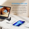 USB3.0 WiFi Adapter 2.4GHz 5GHz Dual 5Dbi Antenna WiFi Dual