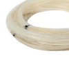 BQLZR White 2 Hanks Professional Violin Bow Hair Mongolian