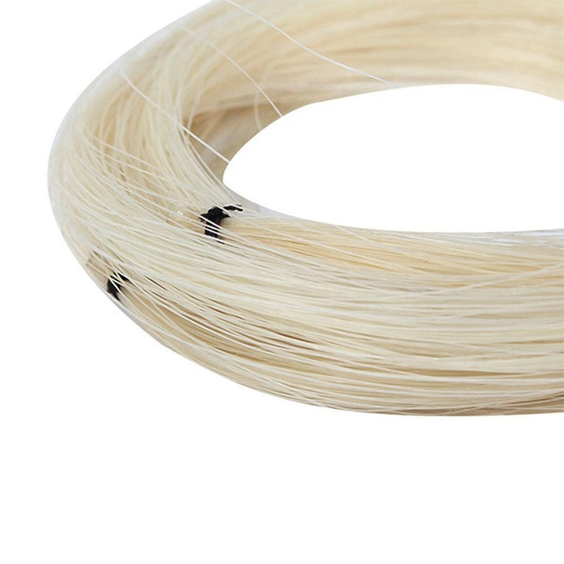 BQLZR White 2 Hanks Professional Violin Bow Hair Mongolian