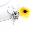 通用 With God All Things Are Possible Key Chain Initial