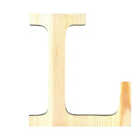 Letter L - Height 11.5cm - Wooden Figure - Artémio