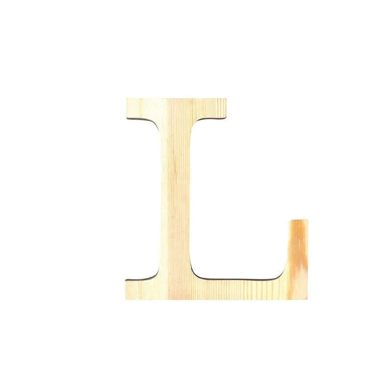 Letter L - Height 11.5cm - Wooden Figure - Artémio