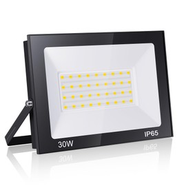 Probapro 30 W Outdoor LED Spotlight, IP65 Waterproof Outdoor Spotlight, LED Floodlight, 3000 LM Headlight Floodlight, Outdoor Spotlight for Backyard, Garden, Workshop, Yard, Driveway, Doors, Garage, Hallway