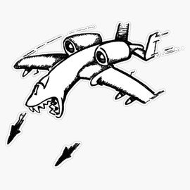 HOF Trading A-10 Warthog Brrrt Vinyl Sticker Waterproof Decal Laptop Wall Window Bumper Sticker 5"