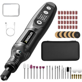 Mini Cordless Rotary Tool Kit, 5-Speed Adjustable USB Rechargeable with 67 Attachments – for Sanding, Polishing, Drilling, Engraving– Compact & Lightweight for DIY Crafts, Home Repair, Jewelry Making