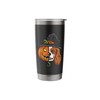 Cavalier King Charles Spaniel Dog Pumpkin Jack O Lantern Stainless