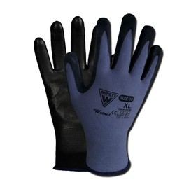 Masterwarehouse Safety Work Gloves Size XL, 10 Pairs, MicroFoam Nitrile Coated, Seamless Knit Nylon Gloves for Woodworking, Construction, Mechanic, Repair