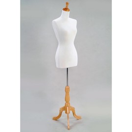 Pinnable Junior Ladies Petite Female French Dress Form - White