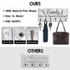 AHYS Key Holder Wall Mount Rustic Wooden Key Rack with