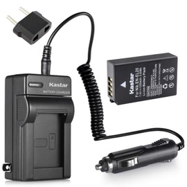Kastar Battery (1-Pack) and Charger Kit for Nikon EN-EL20, EN-EL20a and Nikon Coolpix A, Nikon 1 AW1, Nikon 1 J1, Nikon 1 J2, Nikon 1 J3, Nikon 1 S1, Nikon 1 V3, and Blackmagic Pocket Cinema Camera