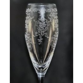 Lenox Wedding Promises Champagne Flute LOT of 2 NEW in Box 24% Full Lead Crystal