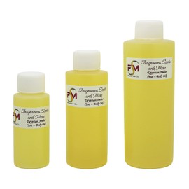 Fragrances, Scents and More Egyptian Amber Perfume/Body Oil (7 Sizes) - (1oz Plastic Bottle (30ml))