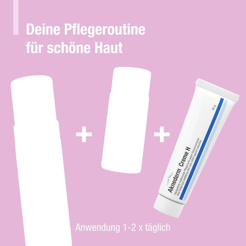 aknederm Creme H 2 x 30 g - Skin Tinted