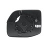 Replacement Passenger Right Side Door Mirror Glass Heated with Back