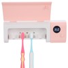 UVC Toothbrush Holder Wall Mounted Rack UV Light Cleaning Toothbrush