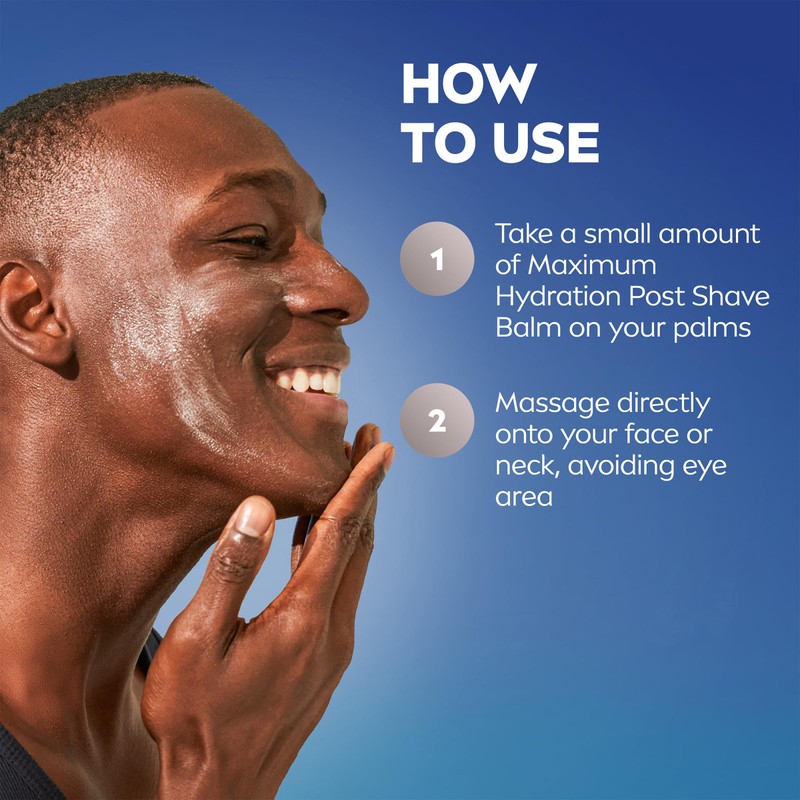 NIVEA MEN Maximum Hydration Post Shave Balm, With Provitamin B5