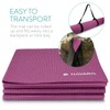 Navaris Foldable Yoga Mat for Travel - 1/8 inch (4mm)
