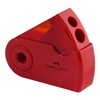 FABER-CASTELL 182701 Double Sharpener Sleeve, Assorted Red and Blue, No
