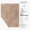 Molithe 100% Wool Blanket, 62" x 86", Warm, Thick, Washable,