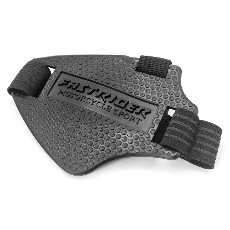 QWORK® Motorcycle Gear Shift Protector Rubber Shoe Protector Black XX-Large