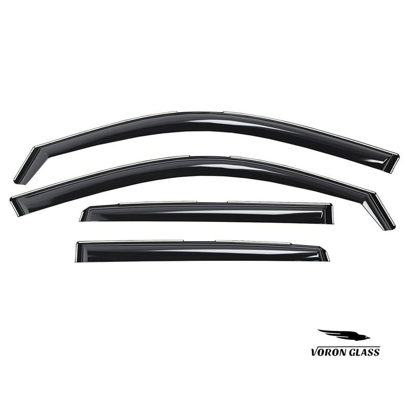 Voron Glass in-Channel Extra Durable Rain Guards for Honda HR-V