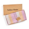 Solino Home Stripe Linen Round Tablecloth - Multicolor Gelato Stripe
