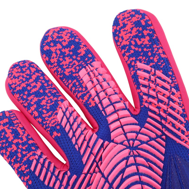 1Pair Goalkeeper Gloves Soccer Goalie Gloves Latex Strong Grip Breathable