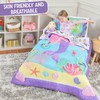 Todays Kids Mermaids Toddler Bedding Set for Girls - 4-Piece