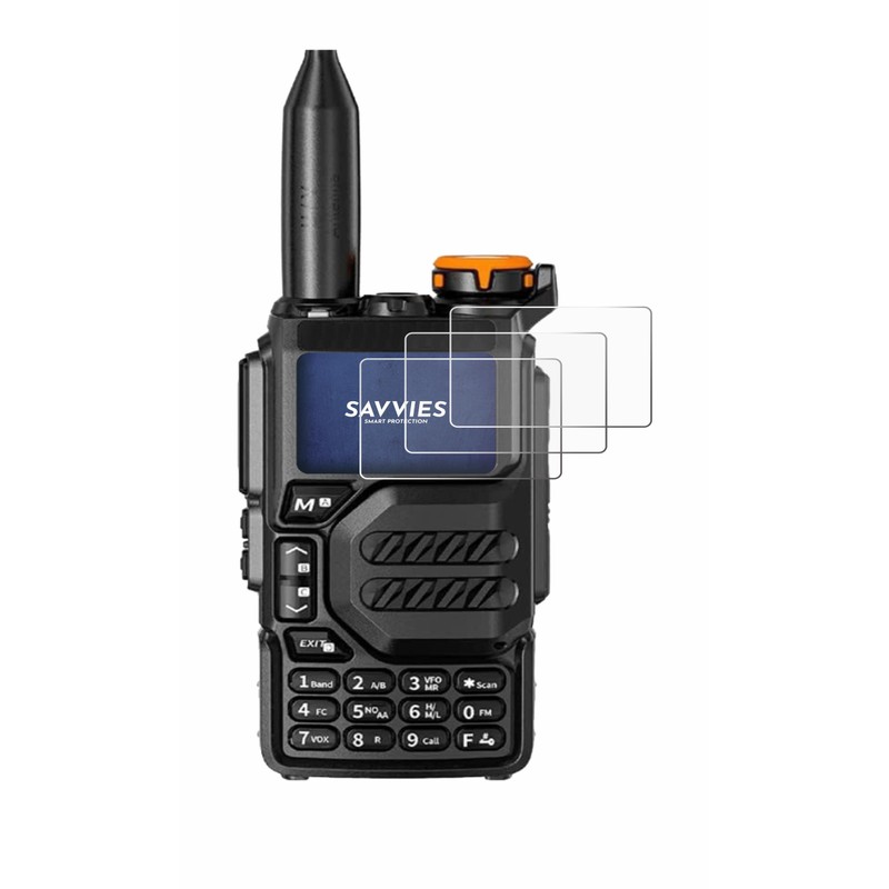 Savvies 6 Pack Screen Protector compatible with Quansheng UV-K5 Protection