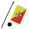 AZ FLAG Sicily Table Flag 4'' x 6'' - Italy