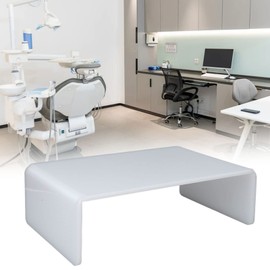 Acrylic Elevated Shelf for Dental Use Smoothing Edges Acrylic Elevated Rack for Computer Monitors Monitor Stand for Home Office School Business 27 x 16.5 x 8cm/10.6 x 6.5 x 3.1in