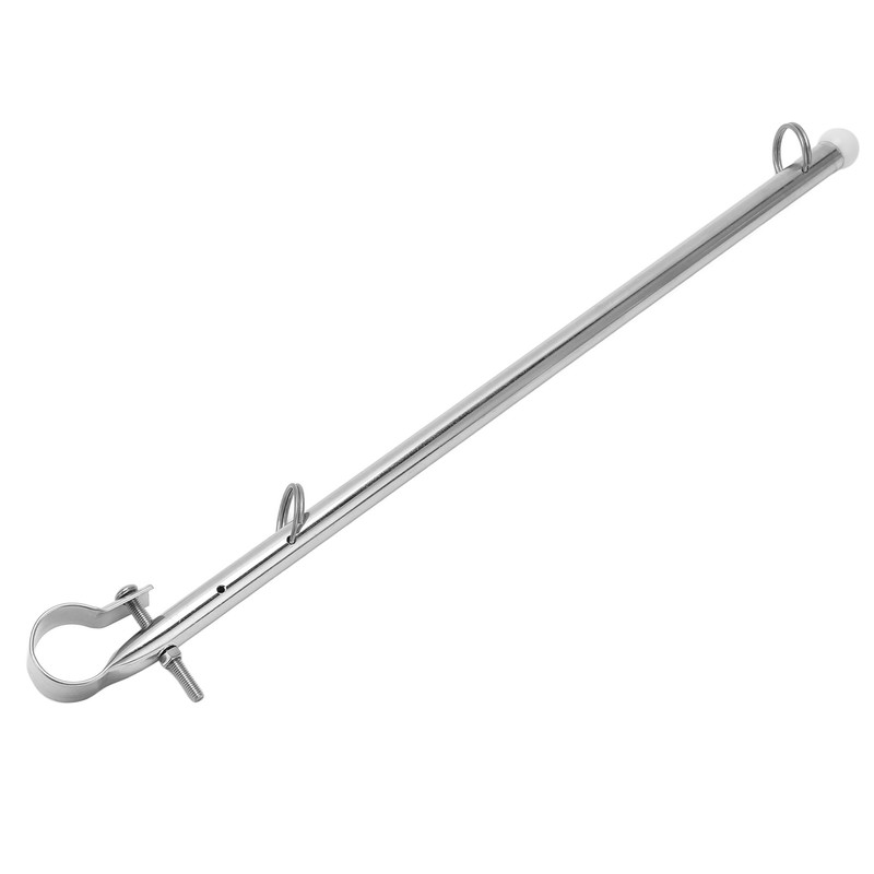 Boat Flag Pole Beautiful Practical Polishing Stainless Steel Rail Mount
